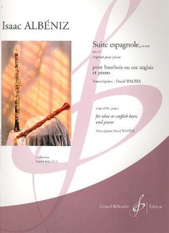 Albéniz, Isaac Manuel: Extraits de la Suite espagnole op.47 pour hautbois (cor anglais) et piano 