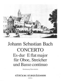 Bach, Johann Sebastian: Konzert Es-Dur für Oboe, Streicher und Bc, für Oboe und Klavier 