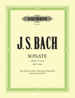 Bach, Johann Sebastian: Sonate g-Moll BWV1030b für Oboe und Bc 