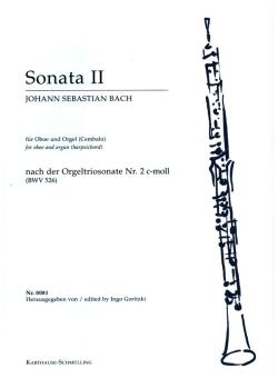 Bach, Johann Sebastian: Sonate Nr.2  für Oboe und Orgel (Cembalo) 