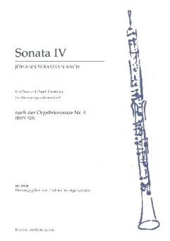Bach, Johann Sebastian: Sonate Nr.4 nach der Orgeltriosonate BWV528 für Oboe d'amore und Orgel (Cembalo) 