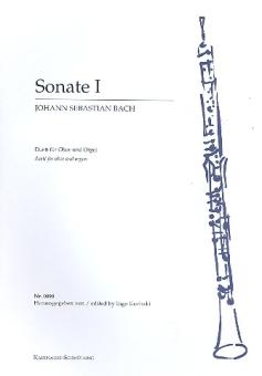 Bach, Johann Sebastian: Sonate Nr.1 nach der Orgeltriosonate Nr.1 BWV525 für Oboe und Orgel (Cembalo) 