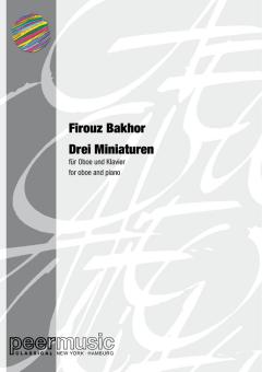 Bakhor, Firouz: 3 Miniaturen für Oboe und Klavier 