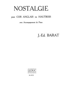 Barat, Jacques Edouard: Nostalgie pour cor Anglais ou hautbois et piano 