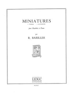 Bariller, Robert: Miniatures pour hautbois et piano 