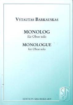 Barkauskas, Vytautas  Prano: Monolog Für Oboe solo  