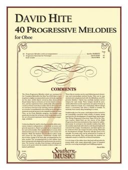 Barrett, , Apollon Marie Rose: 40 progessive Melodies for 1-2 oboes score 