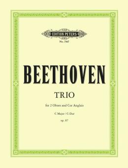 Beethoven, Ludwig van: Trio C-Dur op.87 für 2 Oboen und Englischhorn, Stimmen 