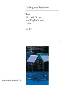 Beethoven, Ludwig van: Trio C-Dur op.87 für 2 Oboen und Englischhorn, Stimmen 