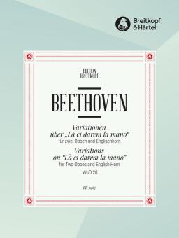 Beethoven, Ludwig van: Variationen über Reich mir die Hand mein Leben WoO28 für 2 Oboe und Englischhorn, Stimmen 