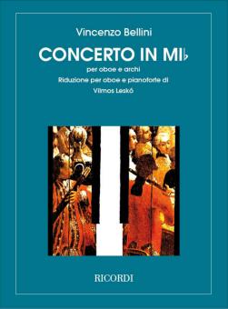 Bellini, Vincenzo: Konzert Es-Dur für Oboe und Orchester für, Oboe und Klavier 