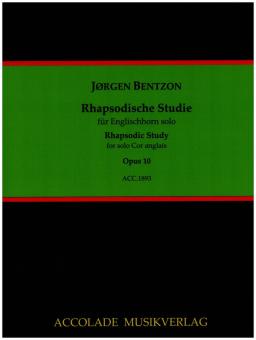 Bentzon, Jorgen: Rhapsodiche Studie op.10 für Englischhorn solo 