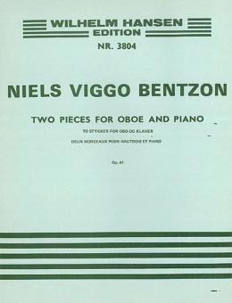 Bentzon, Niels Viggo: 2 Pieces op.41 for oboe and piano archive copy 