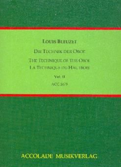 Bleuzet, Louis: Die Technik der Oboe Band 2 (dt/frz/en) für oboe 