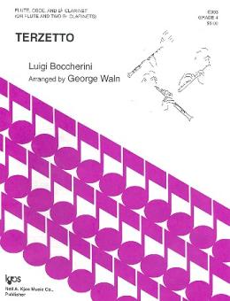 Boccherini, Luigi: Terzetto für Flöte, oboe und Klarinette Partitur und Stimmen 