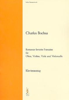 Bochsa,  Charles ( Père): Le plus jolis mots für Oboe, Violine, Viola und Violoncello, Klavierauszug 