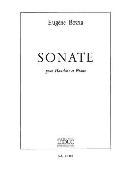 Bozza, Eugène: Sonate pour hautbois et piano 