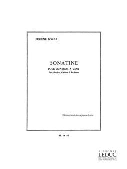 Bozza, Eugène: Sonatine pour flute, hautbois, clarinette et basson, 4 parties 