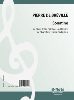 Bréville, Pierre de: Sonatine für Oboe (Flöte/Violine) und Klavier,   