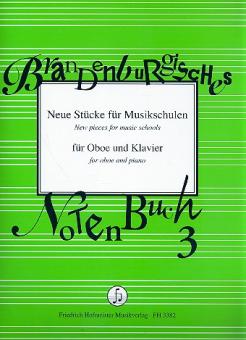 Brandenburgisches Notenbuch 3 für Oboe und Klavier 