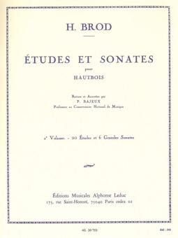 Brod, Henri: Études et sonates vol.2 pour hautbois 