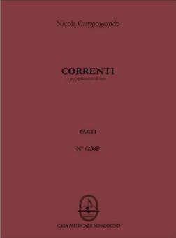 Campogrande, Nicola: Correnti für Flöte, Oboe, Klarinette, Horn und Fagott, Stimmen 