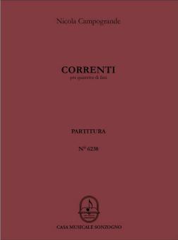 Campogrande, Nicola: Correnti für Flöte, Oboe Klarinette, Horn und Fagott, Partitur 