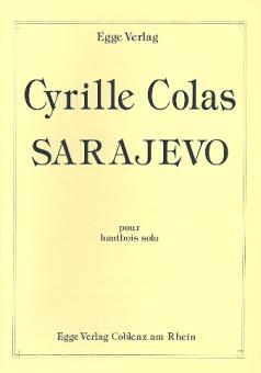 Colas, Cyrille: Sarajevo für Oboe  