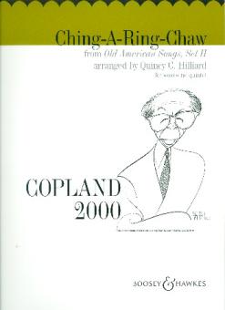 Copland, Aaron: Ching-a-ring-chaw for flute, oboe, clarinet, horn and bassoon, score and parts 