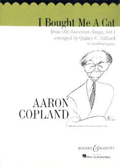 Copland, Aaron: I bought me a Cat for flute, oboe, clarinet, horn and bassoon, score and parts 