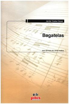 Costa Ciscar, Javier: Bagatelas for flute, oboe, clarinet, horn and bassoon, score and parts 