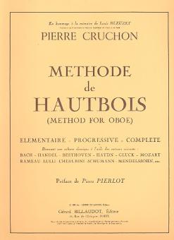 Cruchon, Pierre: Méthode de hautbois  pour hautbois 