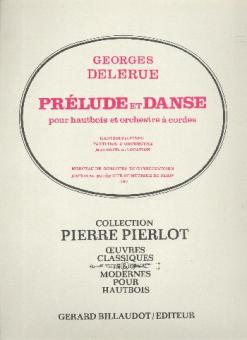 Delerue, Georges: Prélude et danse pour hautbois et orchestre à cordes, partition 