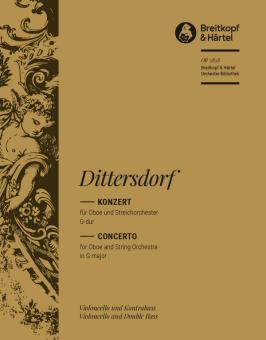 Ditters von Dittersdorf, Karl: Konzert G-Dur für Oboe und Streicher, Violoncello / Kontrabass 