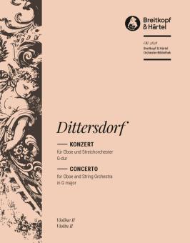 Ditters von Dittersdorf, Karl: Konzert G-Dur für Oboe und Streicher, Violine 2 