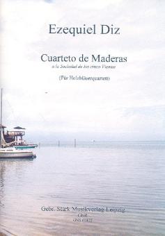Diz, Ezequiel: Cuarteto de Maderas für Flöte, Oboe, Klarinette und Fagott, Partitur und Stimmen 