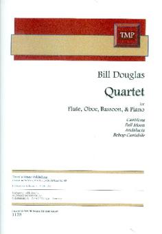 Douglas, Bill: Quartett für Flöte, Oboe, Fagott und Klavier, Stimmen 