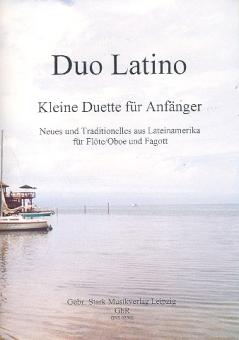 Duo Latino für Flöte (Oboe) und Fagott, 2 Spielpartituren 