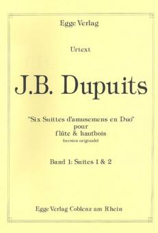 Dupuits, Jean Baptiste: 6 Suites  vol.1 (1+2) pour flute et hautbois partition 