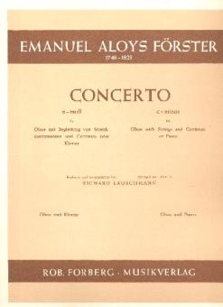 Förster, Emanuel Alois: Concerto e-moll für Oboe und Klavier 