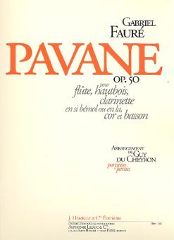 Fauré, Gabriel Urbain: Pavane op.50 pour flûte, hautbois, clarinette , cor en fa et basson 