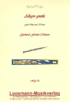 Fischer-Münster, Gerhard: Allegro gentile für Oboe und Klavier 