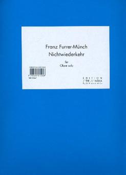 Furrer-Münch, Franz: Nichtwiederkehr für Oboe  