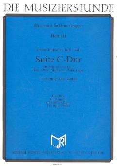 Fux, Johann Joseph: Suite C-Dur für Flöte, Oboe, Klarinette, Horn und Fagott), Partitur und Stimmen 