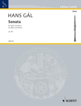 Gál, Hans: Sonate op.85 für Oboe und Klavier 