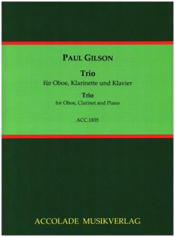 Gilson, Paul: Trio für Oboe, Klarinette und Klavier, Stimmen 