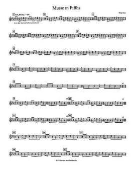 Glass, Philip: Music in fifths (1973) performance score  