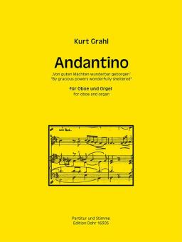Grahl, Kurt: Andantino Von guten Mächten wunderbar geborgen für Oboe und Orgel 