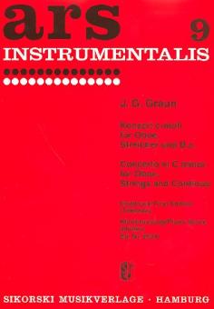 Graun, Johann Gottlieb: Konzert c-Moll für Oboe, Streichorchester und Bc, für Oboe und Klavier 