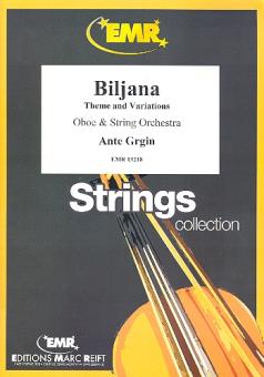 Grgin, Ante: Biljana for oboe and string orchestra score and parts 